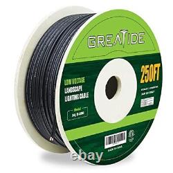 14/2 Low Voltage Landscape Lighting Wire Outdoor Direct Burial Cable 14 Gauge 2