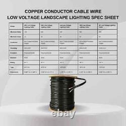 14/2 Low Voltage Landscape Wire Outdoor Lighting Direct Burial Cable 500ft