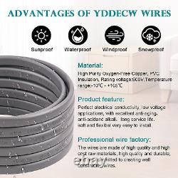 14/2 UF-B Wire 150FT 100% Pure Copper 10AWG 2 Connector Direct Burial Electric