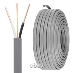 14/2 UF Wire Outdoor Direct Burial Underground Feeder Cable 100ft Listed
