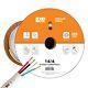 14/4 Speaker Wire 250ft Outdoor Rated Cl2/cl3 Direct Burial Oxygen Free, White