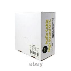 14 Gauge AWG Audio Cable Wire Full Copper Outdoor Direct Burial UV 14/2 250ft