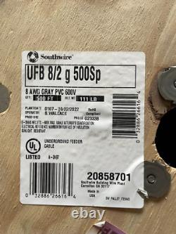 150' 8/2 UF-B withgnd Underground Feeder Direct Burial Copper Wire Cable (8 AWG)