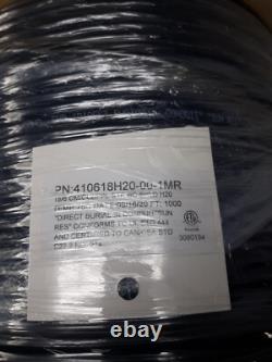18/6 CMCL2P Direct Burial Cable 1000 ft Spool PN 410618H20-00-1MR Sun Res Rated