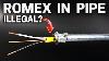 1 Diy Electric Mistake Can You Use Romex Wire In Conduit