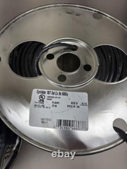 (1) New Southwire Black Solid Copper Sprinkler Wire, 18/7, 500ft, Direct Burial