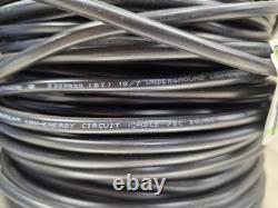 (1) New Southwire Black Solid Copper Sprinkler Wire, 18/7, 500ft, Direct Burial