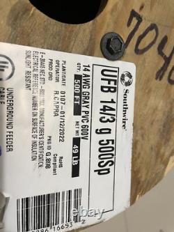 200' 14/3 UF-B Southwire Copper Wire Underground Direct Burial Feeder Cable