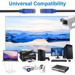 200 Ft. 24AWG/8 Heavy Duty Direct Burial Outdoor Ethernet Cable Waterproof UV Re