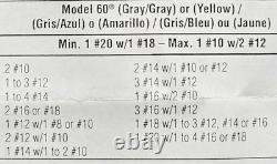 200 UNDERGROUND WIRE CONNECTORS #20 #8 direct burial, model 60, IDEAL 30-1260
