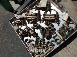 22pc Burndy GAR1926 BRONZE DIRECT BURIAL GROUND CLAMPs Combo +Power BOX