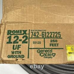 240 Ft 12-2 UF WG Underground Feeder & Branch Circuit Direct Burial Wire/Cable