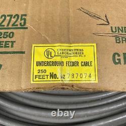 240 Ft 12-2 UF WG Underground Feeder & Branch Circuit Direct Burial Wire/Cable