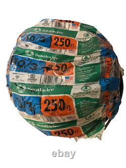 245 ft 10/3 UF-B WG Underground Feeder Direct Burial Wire/Cable Southwire Gray