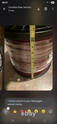 2500 FT Reel Red 14 AWG Solid Direct Burial Copper Wire TWU 14UF35 Feeder Cable