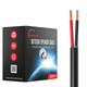 250ft 14awg Outdoor Speaker Cable Oxygen Free Copper 2-conductors, Direct Burial