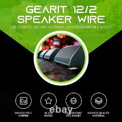250Ft GearIT 12AWG Speaker Wire Outdoor Direct Burial OFC In Wall CL3 12/2 Gauge