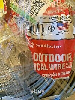 250' 12/2 Gray Solid CU UF-B WithG Copper Wire Outdoor Direct Burial Feeder cable