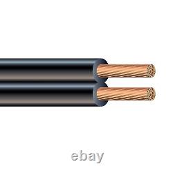 250' 16/2 Landscape Lighting Wire Low Voltage Direct Burial Cable Black 150V