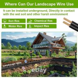 250 FT. Black 10/2 Stranded Bare Copper Direct Burial Low-Voltage Lighting Wire