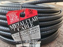 (250 Ft) 12/2 Metal Clad Cable Al Armor, Pvc Jacket Direct Burial, 61005001