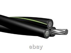250' Vassar 4-4-4 Triplex Aluminum URD Direct Burial Cable (90 Amp) 600V
