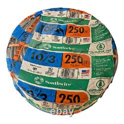 250 ft 10/3 UF-B WG Underground Feeder Direct Burial Wire/Cable Southwire Gray
