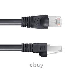 25'Ft-400Ft Cat5'e Outdoor UV Waterproof Shielded Direct Burial Ethernet Cable