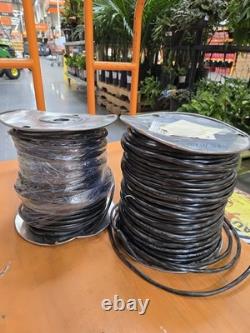 (2-Pack) Cerro Wire 18/10 Sprinkler Wire 500 ft Black Solid Copper