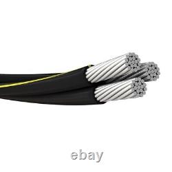325' Stephens 2-2-4 Triplex Aluminum URD Direct Burial Cable (120 Amp) 600V