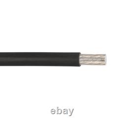 400 MCM Aluminum XLP USE-2 RHH RHW-2 Direct Burial Cable Black 600V