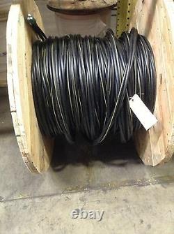 400' Rust 250-250-250-3/0 Quadruplex Aluminum URD Cable Direct Burial Wire 600V