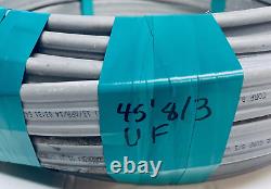 45 ft 8/3 UF-B WG Underground Feeder Direct Burial Wire/Cable Stranded W Ground
