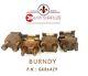 4 Pack Burndy Gar6429 Copper Ground Conn Clamp, Direct Burial 3/8ips 2/0-250cu
