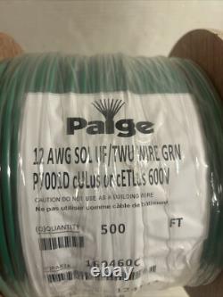 500' 12/1 Green 12 AWG Solid UF/TWU Underground Feeder Direct Burial Wire Cable