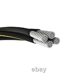 500' Earlham 4/0-4/0-4/0-4/0 Aluminum URD Direct Burial Cable 600V