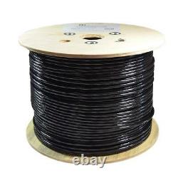 500ft Cat6a Stp Shielded Direct Burial Cable 23awg Solid Copper Wire 550mhz