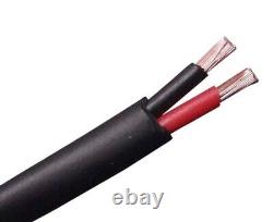 500ft Outdoor Speaker Cable Direct Burial 14/2 AWG UV CL2 Rated Audio Bulk Wire