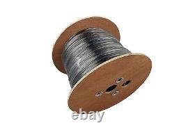500ft Outdoor Speaker Cable Direct Burial 14/4 AWG UV CL2 Rated Audio Wire Bulk