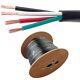 500ft Outdoor Speaker Cable Direct Burial 16/4 Awg Uv Cl2 Rated Audio Bulk Wire