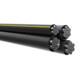 600' Aluminum Urd Dyke 2-2-2-4 Cable Direct Burial Quadruplex Secondary Wire