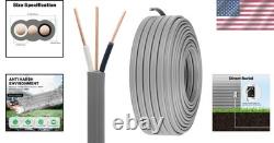 600 Volt 12/2 UF Feeder Cable for Direct Burial Copper Wire Ideal for Outdoors