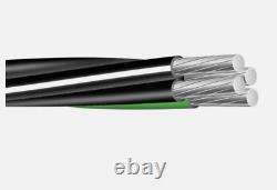 60' 2-2-2-4 Aluminum Mobile Home Feeder Direct Burial Cable (100 Amp) 600V