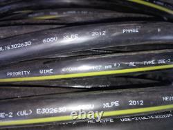 67' Priority Wire & Cable 4/0-4/0-4/0-4/0 Aluminum URD Cable Direct Burial Wire