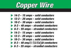 6/3 UF-B Wire, Underground Feeder and Direct Earth Burial Cable (100Ft Cut)