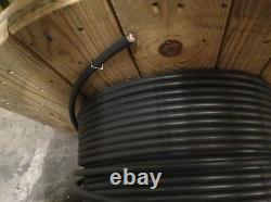 75' 3/0 AWG Copper XLP USE-2 RHH RHW-2 Direct Burial Cable Black 600V