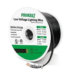 8/2 Low Voltage Direct Burial Landscape Lighting Wire Spool 100 Feet