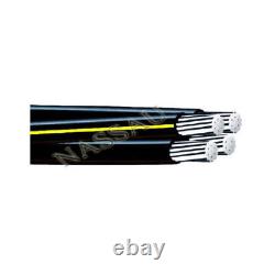 900' Notre Dame 1/0-1/0-1/0-2 Aluminum URD Cable Direct Burial Wire 600V