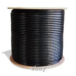 900ft Cat6a Stp Shielded Direct Burial Cable 23awg Solid Copper Wire 550mhz