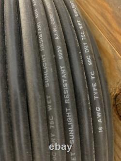 Aiw Corp 16 Awg Wire Type Tc 90c Dry 75c Wet Sunlight Rest. 600v Direct Burial